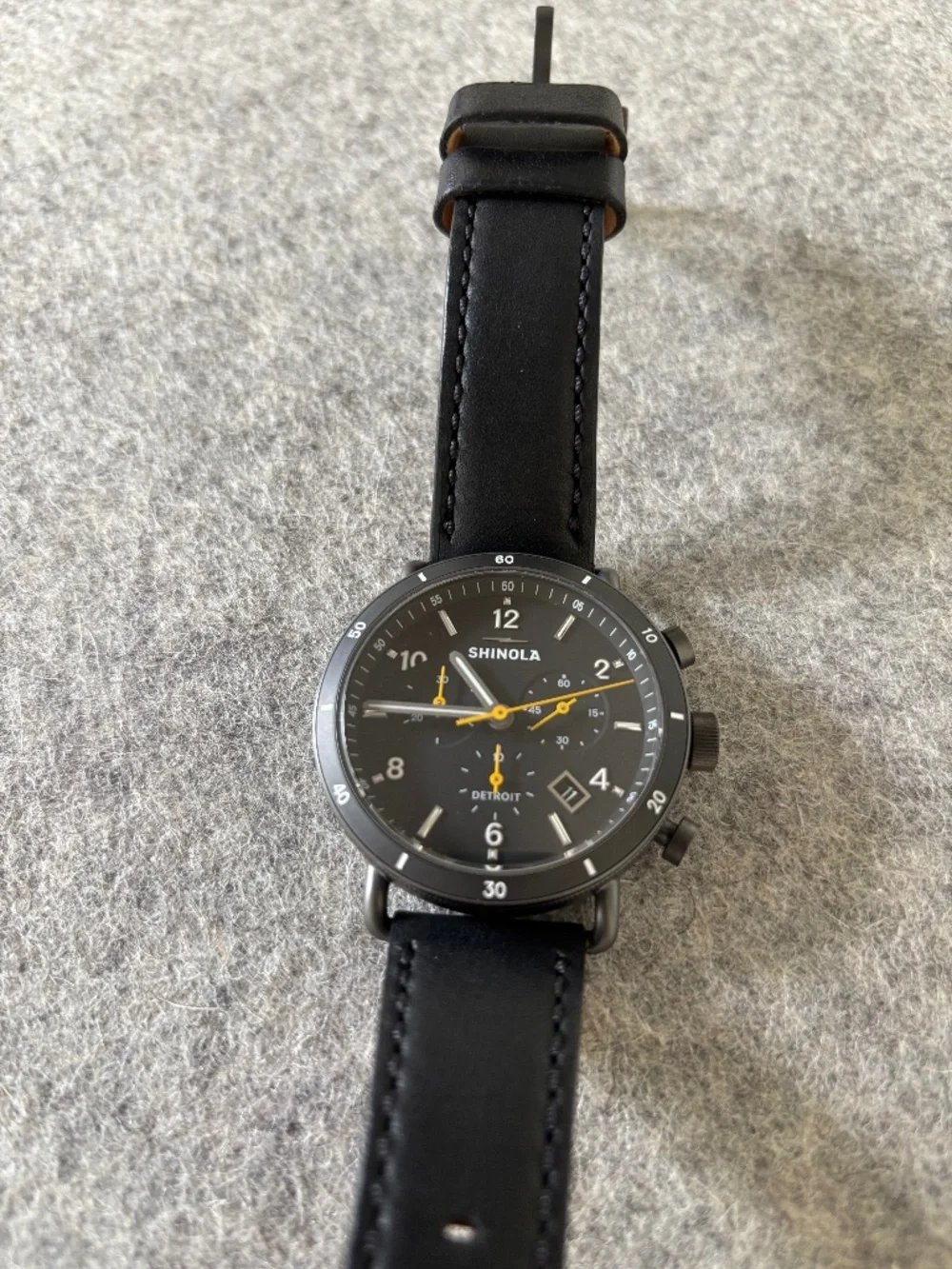 Canfield Sport Chronograph Watch (Black)